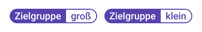 Labels for target group