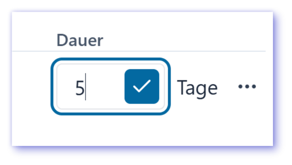 Ändern der Zeiteingabe von Dropdown zu Textfeld-Eingabe