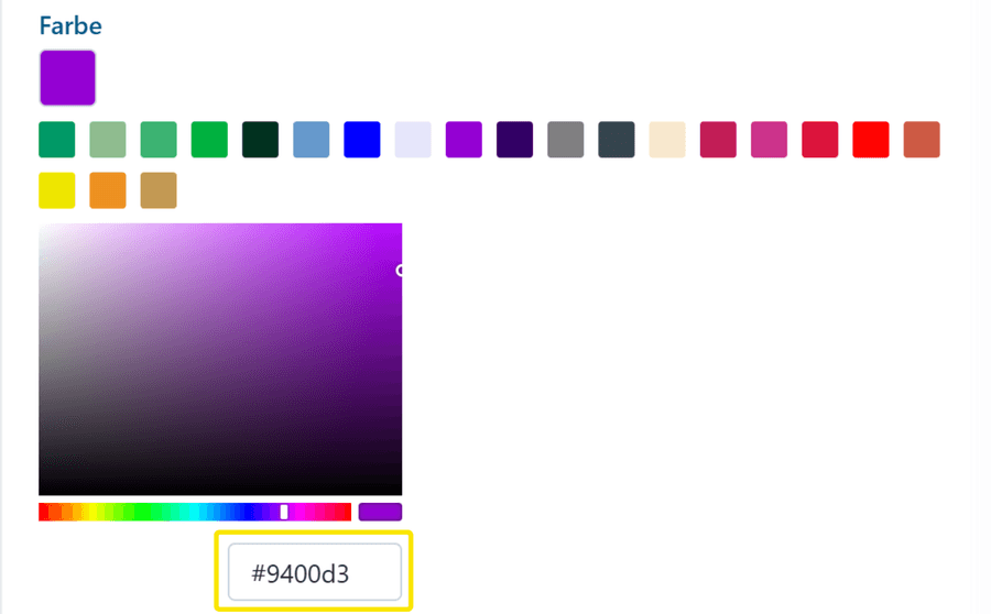 Colour picker extension