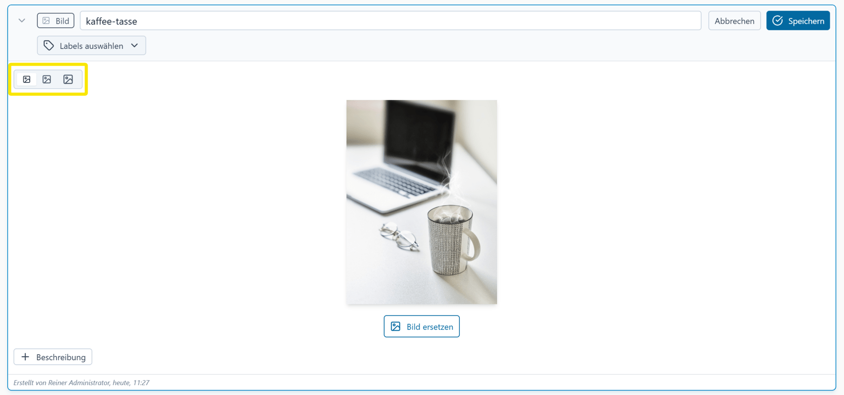 Adjust image sizes