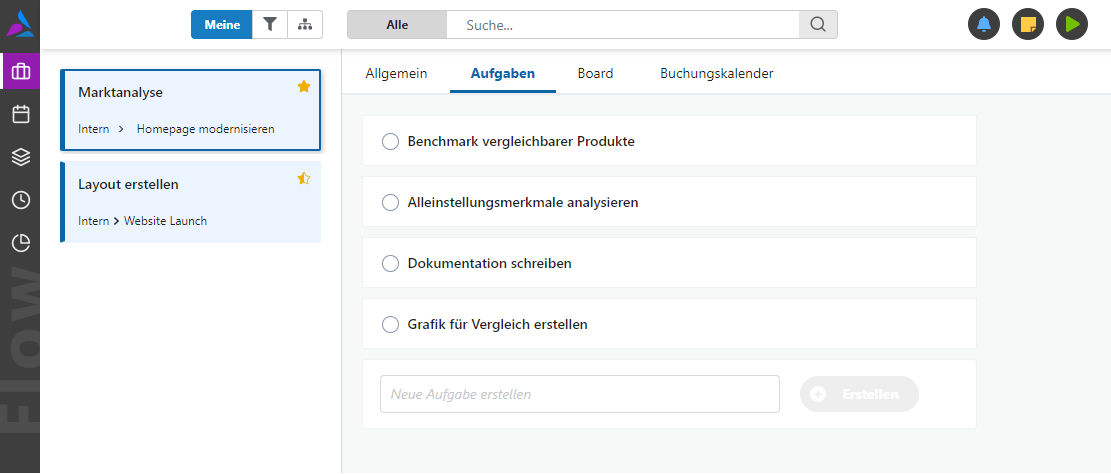 Der Workspace in Octaved Flow