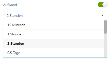 Estimate time for task