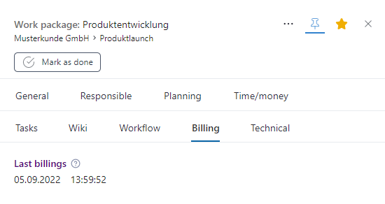 Overview of existing settlements for the work package