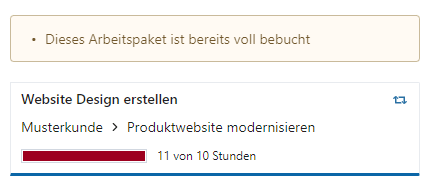 Work package can no longer be posted to