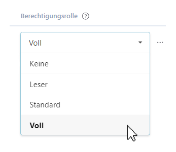 Permission roles