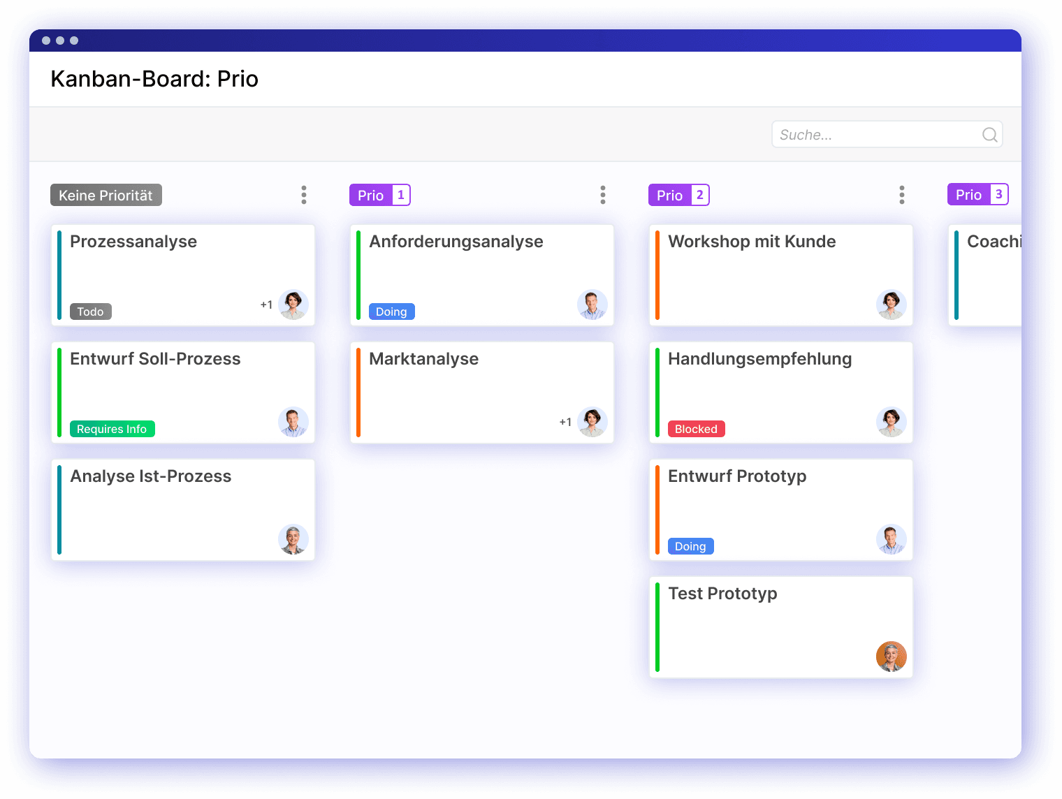 Mit Kanban-Boards priorisieren